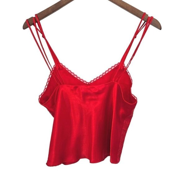 VTG Victorias Secret Lingerie Sz S 2 4 Red Teddy Lace Strappy Lined Sexy Elegant - Picture 4 of 13